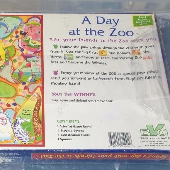 A Day At The Zoo Board Game. - Picture 2 of 5